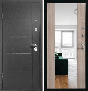 Товар Дверь Эверест Зеркало Сандал Серый DIS007121