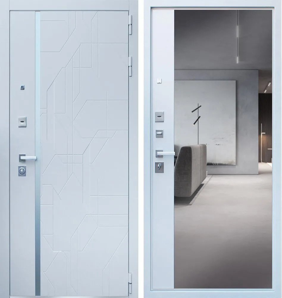 Фото Дверь Эверест с зеркалом DIS006694